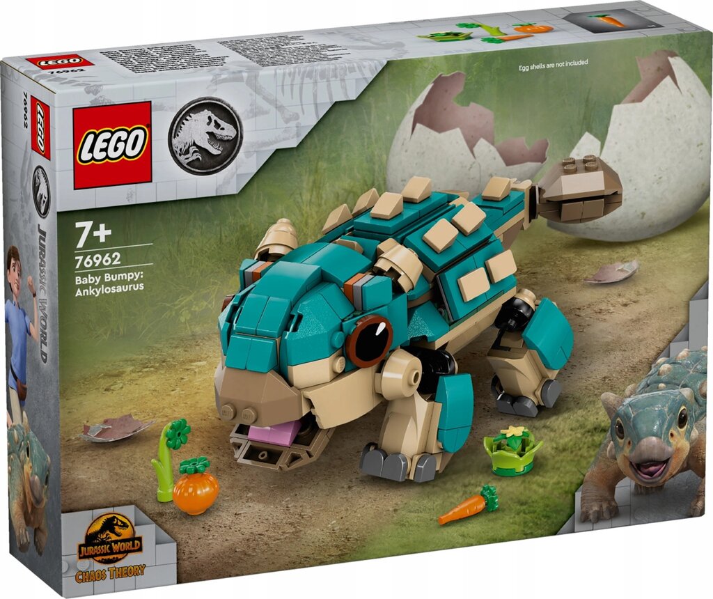 Конструктор LEGO JURASSIC WORLD 76962  з дитинчам анкілозавра Бампі від компанії Інтернет-магазин EconomPokupka - фото 1