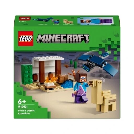 Конструктор LEGO Minecraft 21251 Експедиція Стіва в пустелю від компанії Інтернет-магазин EconomPokupka - фото 1