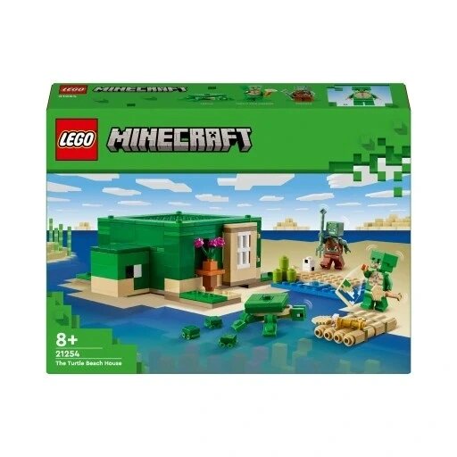 Конструктор LEGO Minecraft 21254 Черепашачий пляжний будинок від компанії Інтернет-магазин EconomPokupka - фото 1