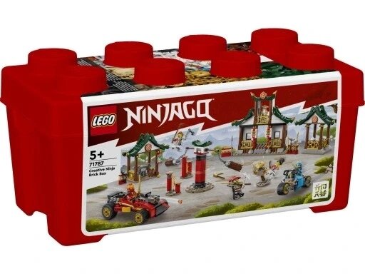 Конструктор LEGO Ninjago Креативна коробка з кубиками ніндзя 71787 від компанії Інтернет-магазин EconomPokupka - фото 1