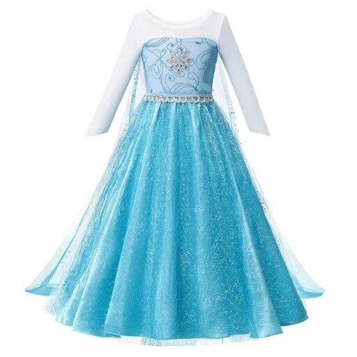 Костюм ельзи Elsa Outfit Dress Costume 110 - 116 4-5 років Sibamy від компанії Інтернет-магазин EconomPokupka - фото 1