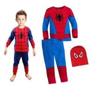 Костюм героя дель-соль розмір 92-104 Spiderman Outfit маска 92-104 Luno