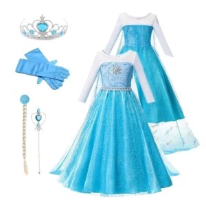 Костюм принцеси розмір 122-128 Elsa Dress L Outfit