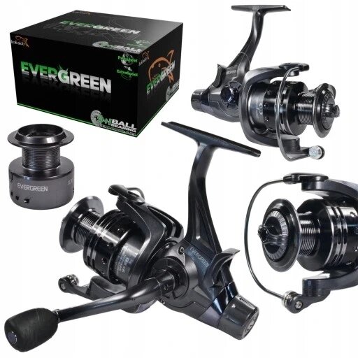 Котушка Hokkaido Evergreen Baitrunner Series 4.7:1 3000 вільний хід 9+1bb додаткова шпуля підшипник Pr від компанії Інтернет-магазин EconomPokupka - фото 1