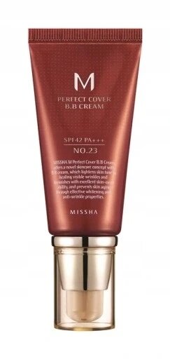 Крем Bb Missha Perfect Cover природний бежевий Spf 41-50 Ml Cream 50ml No. 23 від компанії Інтернет-магазин EconomPokupka - фото 1