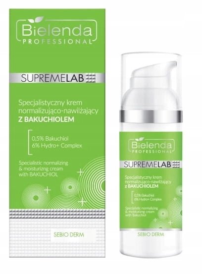 Крем проти недосконалостей обличчя Bielenda Professional Supremelab Sebio Derm 50 Spf день/ніч нормалізуючий та від компанії Інтернет-магазин EconomPokupka - фото 1