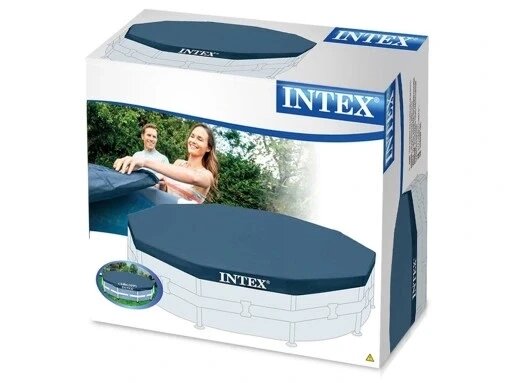 Кришка Intex 28031 366x366 см міцна для каркасного басейну 366 см від компанії Інтернет-магазин EconomPokupka - фото 1