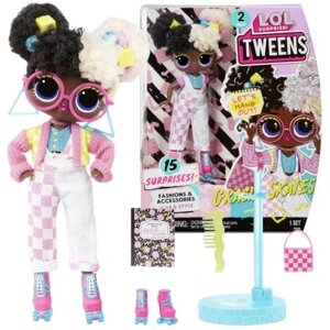 Лялька L. o. l сюрприз Gracie Skates Tweens Lol Surprise Tweens Gracie Skates Doll Series 2 - 15 штатів аксесуари