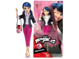 Лялька леді Баг Марінет Miraculous: Ladybug And Cat Noir Bandai Marinette Doll 26 см