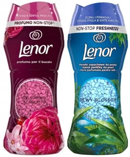 Кульки Lenor 2 шт. 210 грамів рубіновий жасмин і рожевий розпуск набір від компанії Інтернет-магазин EconomPokupka - фото 1