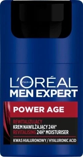 L'oreal Men Expert Power Age зволожувальний крем для обличчя 50 мл чоловічий з гіалуроновою кислотою 50мл від компанії Інтернет-магазин EconomPokupka - фото 1