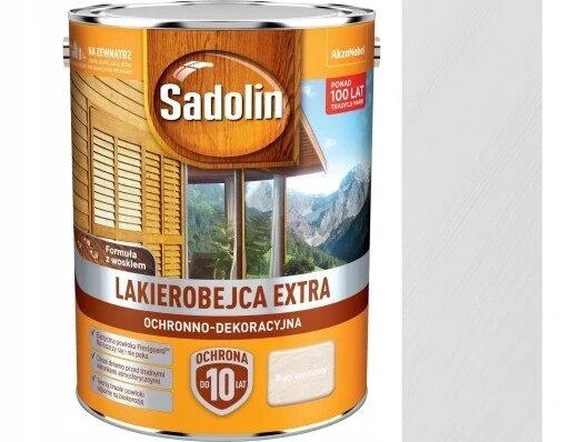 Лак-морилка Sadolin розчинна у розчиннику 5 білий скандинавський екстра 5 л кремовий від компанії Інтернет-магазин EconomPokupka - фото 1