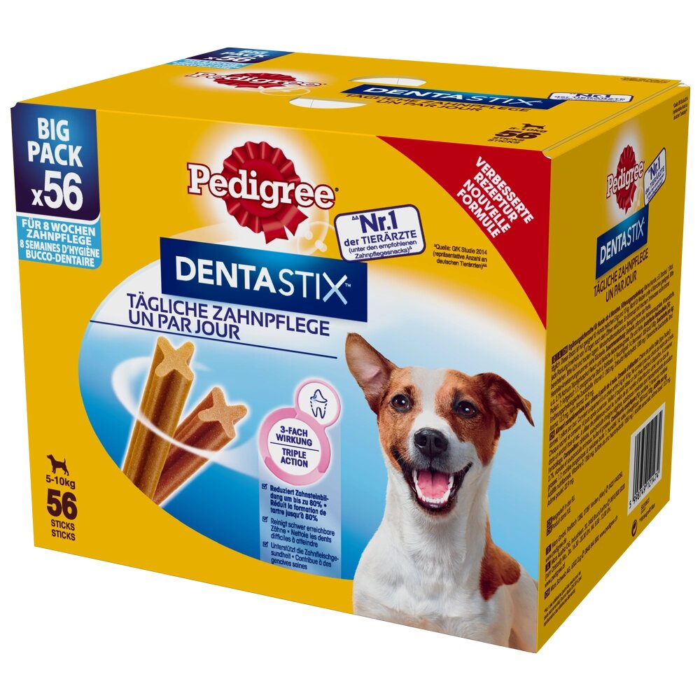 Ласощі для собак Pedigree Dentastix 56 шт. 8x110г = 880г (5-10 кг) від компанії Інтернет-магазин EconomPokupka - фото 1
