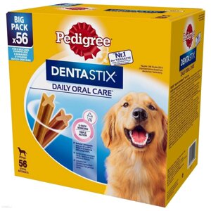 Ласощі для собак PEDIGREE DentaStix 56шт. 8x270г = 2160г 25кг+