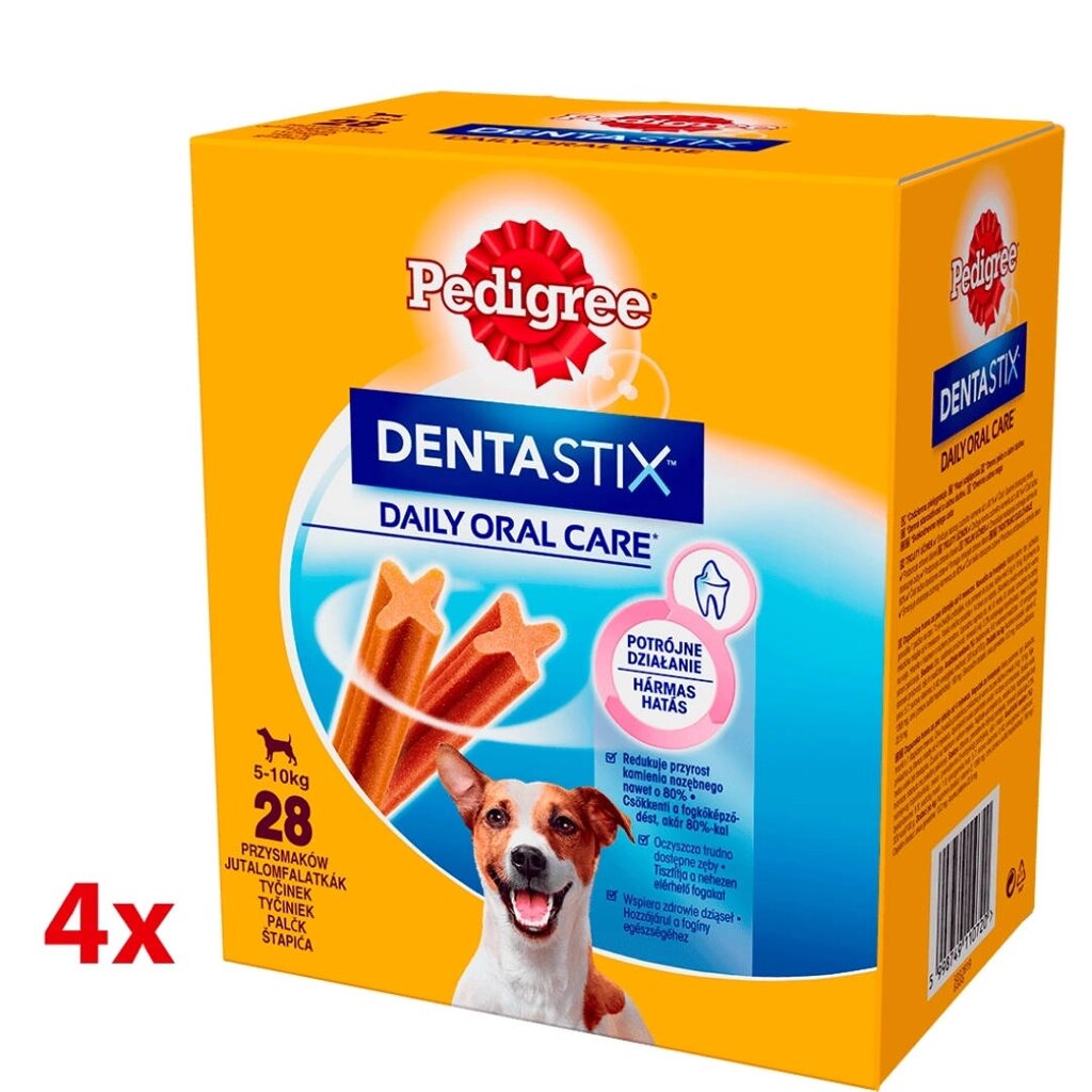 Ласощі для собак Pedigree Dentastix Mini 16X110 г 112 шт. ( 4 x 28) від компанії Інтернет-магазин EconomPokupka - фото 1