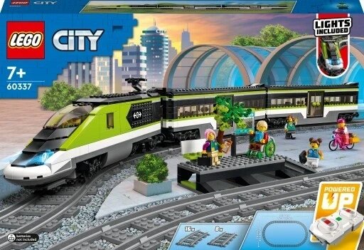 Lego City 60337 швидкий пасажирський потяг від компанії Інтернет-магазин EconomPokupka - фото 1