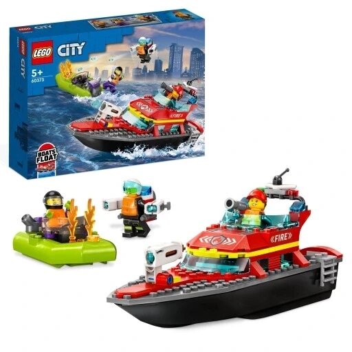 Lego City 60373 пожежний човен від компанії Інтернет-магазин EconomPokupka - фото 1