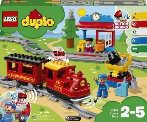 Lego Duplo 10874 паровий потяг від компанії Інтернет-магазин EconomPokupka - фото 1