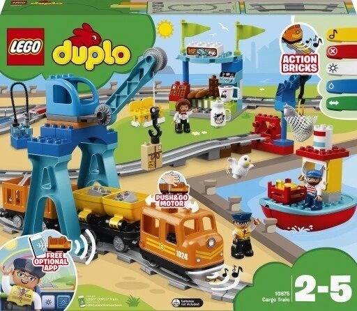 Lego Duplo 10875 вантажний потяг від компанії Інтернет-магазин EconomPokupka - фото 1