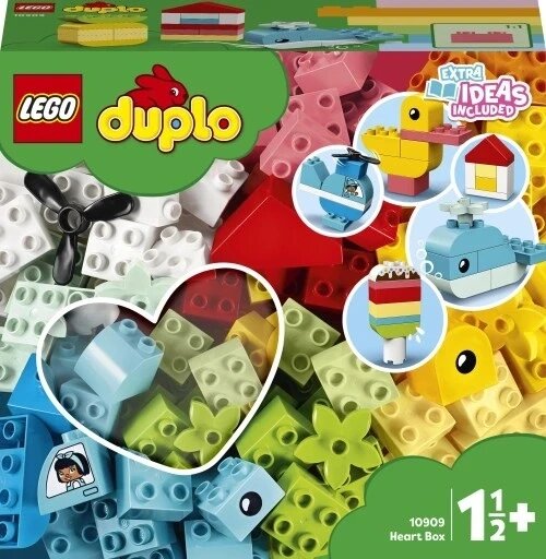 Lego Duplo 10909 класична коробка з сердечком від компанії Інтернет-магазин EconomPokupka - фото 1