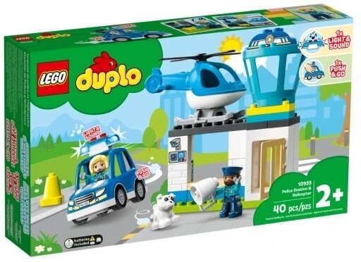 LEGO Duplo 10959 Поліцейська станція та вертоліт від компанії Інтернет-магазин EconomPokupka - фото 1