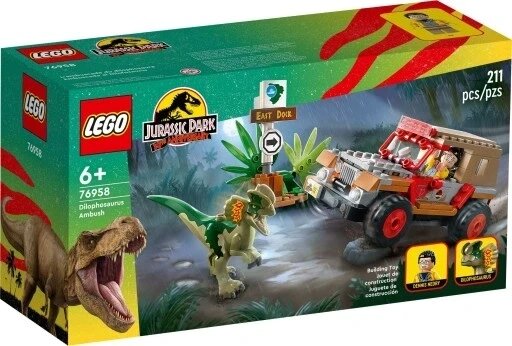 Lego Jurassic World засідка на ділофозавра 76958 від компанії Інтернет-магазин EconomPokupka - фото 1