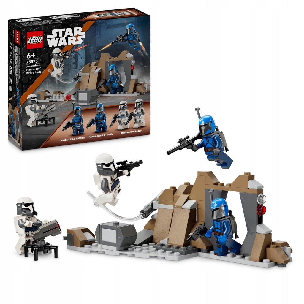 Lego Star Wars 75373 бойовий набір мандалорівська засідка засідка на Mandalore комплект від компанії Інтернет-магазин EconomPokupka - фото 1