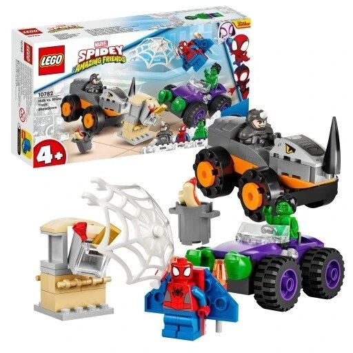 Lego Super Heroes 10782 халк проти рино марвел зіткнення транспортних засобів від компанії Інтернет-магазин EconomPokupka - фото 1