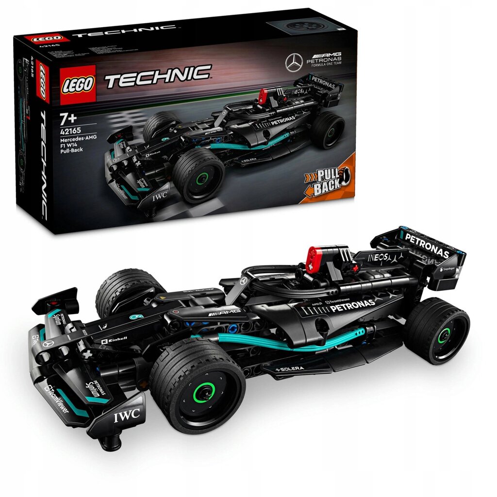 Lego Technic 42165 Mercedes-amg F1 W14 Performance Pull-back Lego Technic 42165 Mercedes-amg F1 W14 машина на від компанії Інтернет-магазин EconomPokupka - фото 1