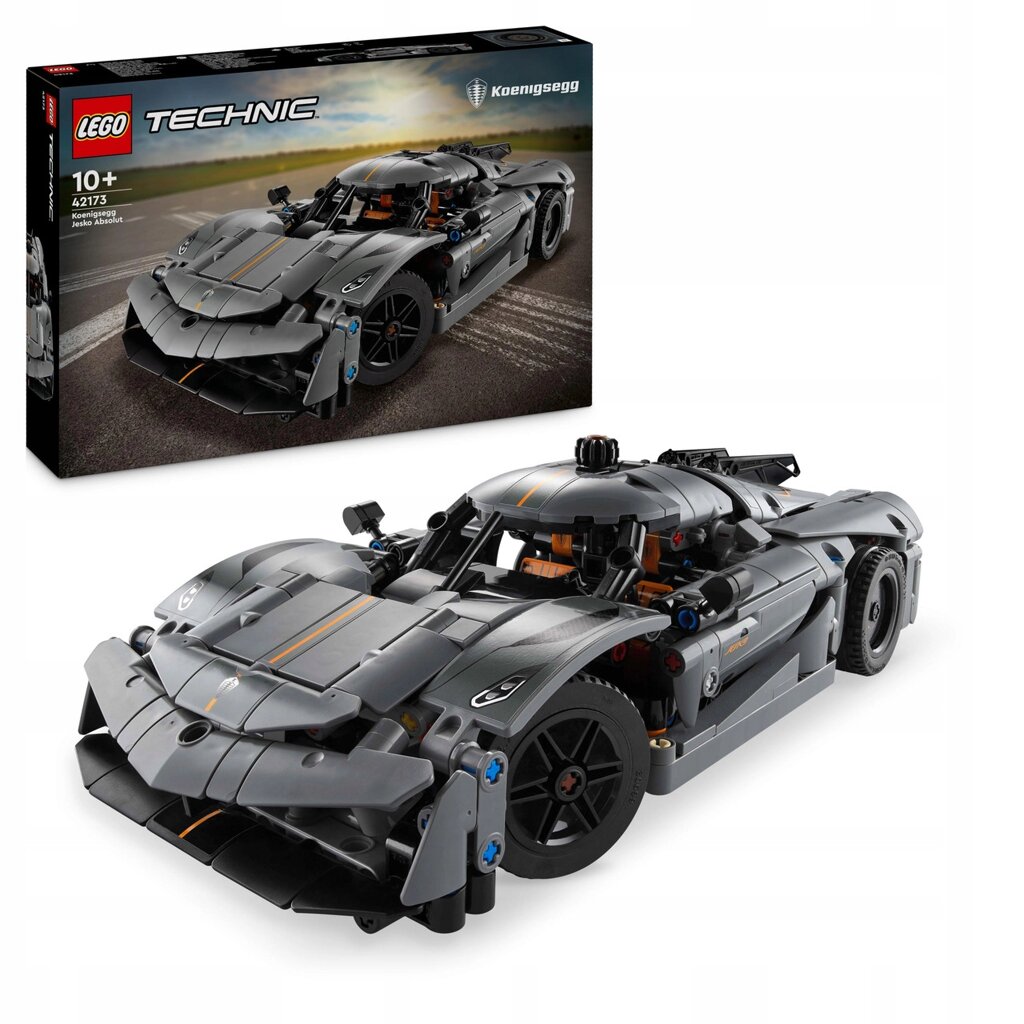 Lego Technic 42173 Koenigsegg Jesko абсолютний сірий гіперкар від компанії Інтернет-магазин EconomPokupka - фото 1