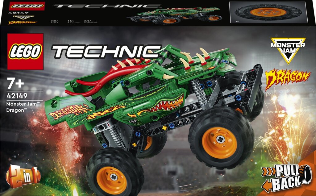 Lego Technic Monster Jam дракон 42149 від компанії Інтернет-магазин EconomPokupka - фото 1