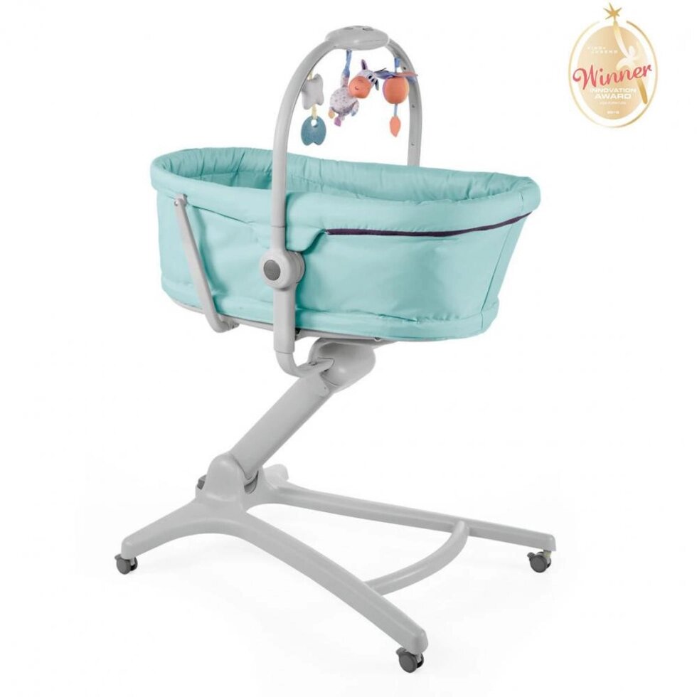 Ліжечко-колиска Chicco Baby Hug 4в1 Aquarelle (79173.11) від компанії Інтернет-магазин EconomPokupka - фото 1