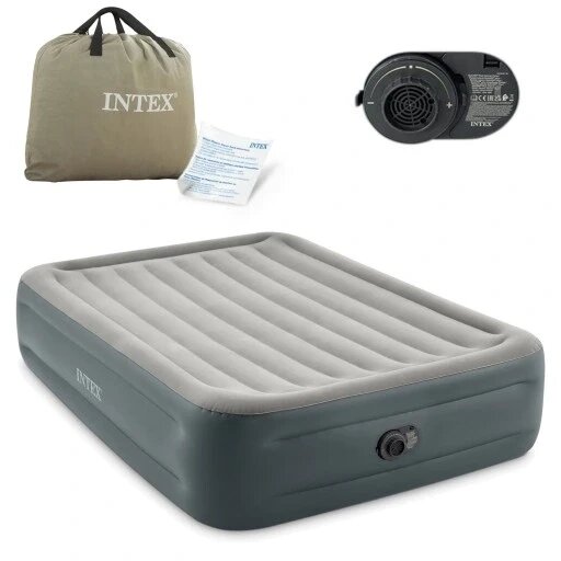 Ліжко надувне Intex 64126 203 x 152 x 46 см від компанії Інтернет-магазин EconomPokupka - фото 1