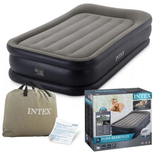 Ліжко надувне Intex 64132 99x191x42 см від компанії Інтернет-магазин EconomPokupka - фото 1