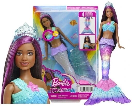 Лялька барбі русалка Мерехтливі вогники Barbie Dreamtopia Mermaid Hdj37 від компанії Інтернет-магазин EconomPokupka - фото 1