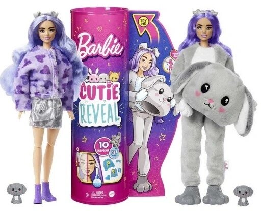 Лялька Barbie Cutie Reveal Doll в костюмі собаки від компанії Інтернет-магазин EconomPokupka - фото 1