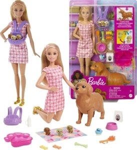 Лялька Mattel Barbie HCK75 Народження собак