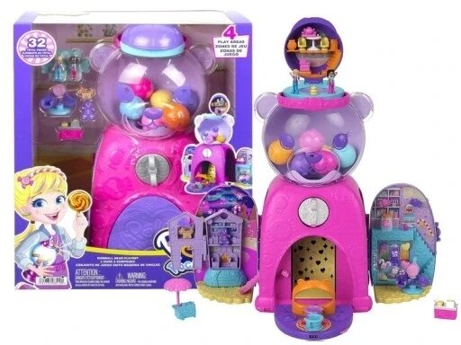 Лялька Polly Pocket 19 см ведмедь, сюрприз від компанії Інтернет-магазин EconomPokupka - фото 1