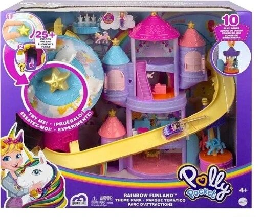 Лялька Polly Pocket Mattel 3277 см набір Rainbow Amusement Park Gyk44 від компанії Інтернет-магазин EconomPokupka - фото 1