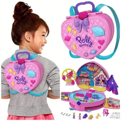 Лялька Polly Pocket Mattel 33 см рюкзак для ляльок парк розваг Gyk91 від компанії Інтернет-магазин EconomPokupka - фото 1