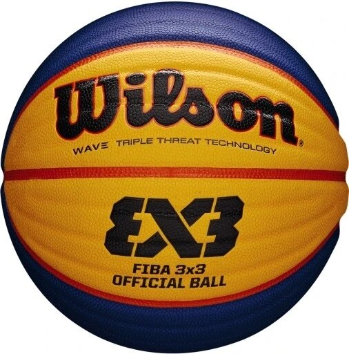 М'яч для баскетболу Wilson Wtb0533xb розмір 6 3x3 Fiba ігровий шкіряний від компанії Інтернет-магазин EconomPokupka - фото 1