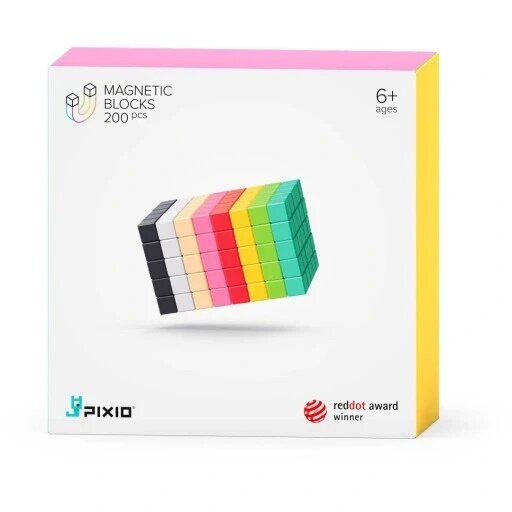 Магнітний конструктор Pixio 20103 Magnetic Blocks Design Series 200 дет. від компанії Інтернет-магазин EconomPokupka - фото 1