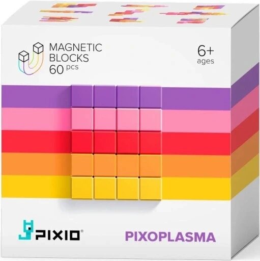 Магнітний конструктор PIXIO PIXOPLASMA ABSTRACT 60 дет. від компанії Інтернет-магазин EconomPokupka - фото 1