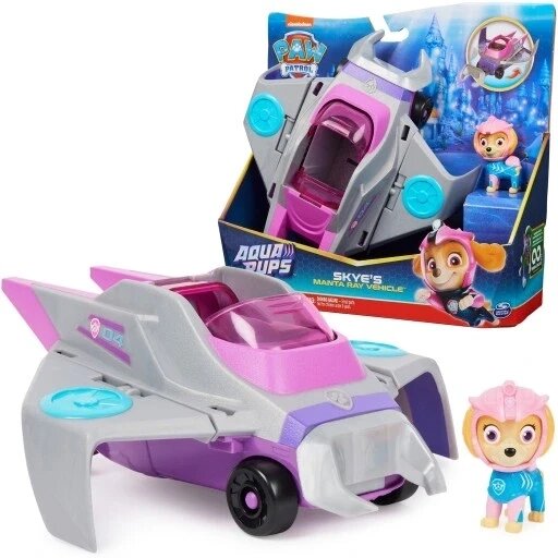 Машина Paw Patrol Aqua з фігуркою скай Pups Spin Master 6066141 від компанії Інтернет-магазин EconomPokupka - фото 1