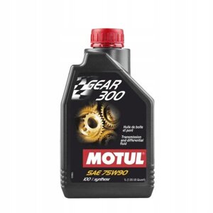 Масло трансмісійне для коробки передач Motul 105777 Gear 300 75w90 1л Gl-4 Gl-5