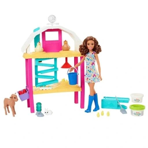 Mattel Barbie Happy Hen Farm + лялька Hgy88 від компанії Інтернет-магазин EconomPokupka - фото 1