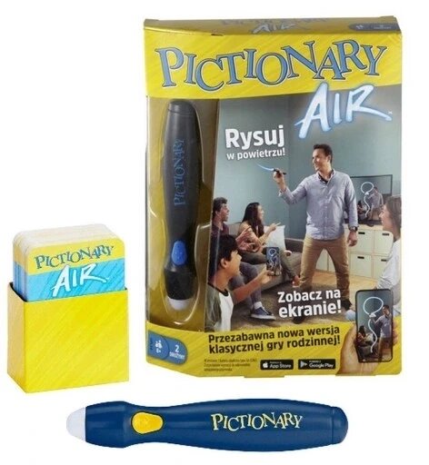 Mattel Game Pictionary Air Ver. Gpl54 гра «pictionary Piction» малюй у повітрі від компанії Інтернет-магазин EconomPokupka - фото 1