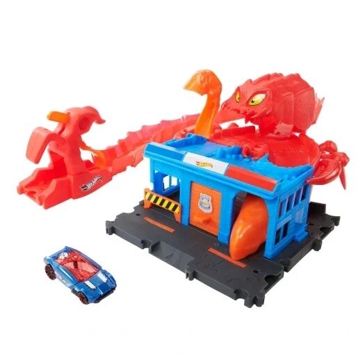 Mattel Hot Wheels City Track Scorpion Trap Hdr32 доріжка від компанії Інтернет-магазин EconomPokupka - фото 1