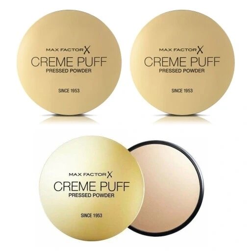 Max Factor Creme Puff порошок для обличчя 50 Natural Compact багатопакунок 3 шт. 14 г від компанії Інтернет-магазин EconomPokupka - фото 1