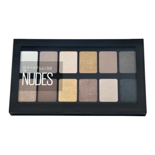 Maybelline The Nudes палетка тіней для повік Paleta 12 кольорів 9.6g палетка від компанії Інтернет-магазин EconomPokupka - фото 1